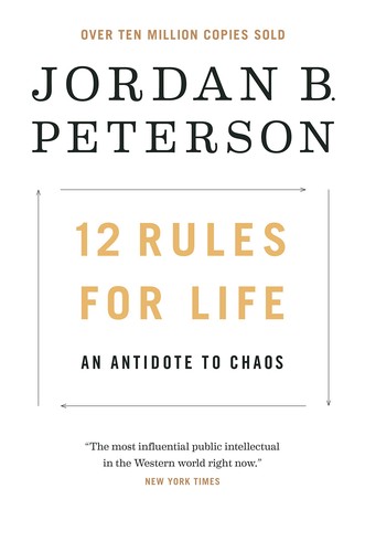 12 Rules for Life by Jordan B. Peterson book cover
