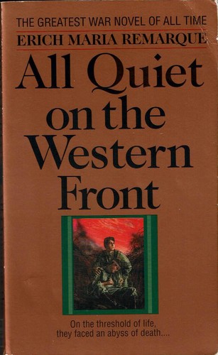 All Quiet on the Western Front by Erich Maria Remarque book cover