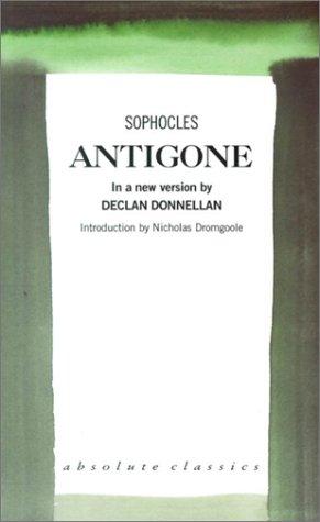 Antigone by Sophocles book cover