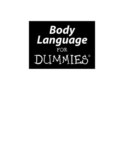 Body Language for Dummies by Elizabeth Kuhnke book cover