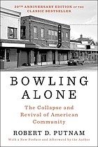 Bowling Alone by Robert Putnam book cover