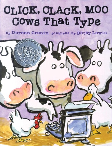 Click, Clack, Moo: Cows That Type by Doreen Cronin book cover