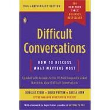 Difficult Conversations by Douglas Stone book cover