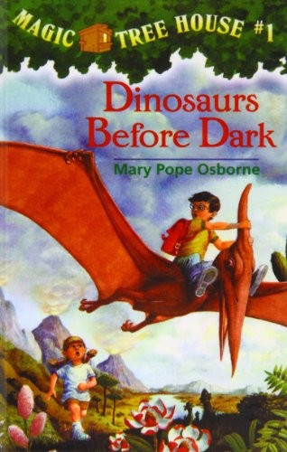 Magic Tree House: Dinosaurs Before Dark by Mary Pope Osborne book cover