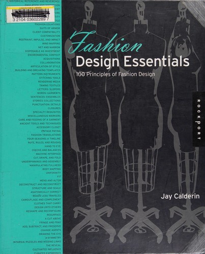 Fashion Design Essentials: 100 Principles of Fashion Design by Jay Calderin book cover