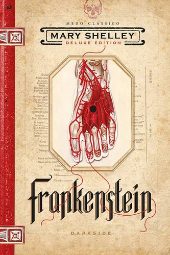 Frankenstein by Mary Shelley book cover