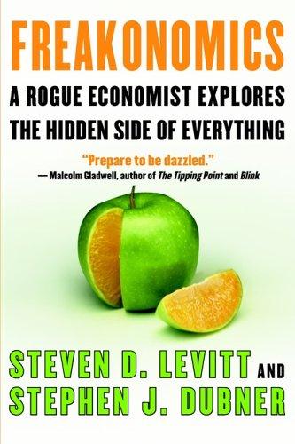 Freakonomics by Steven D. Levitt book cover