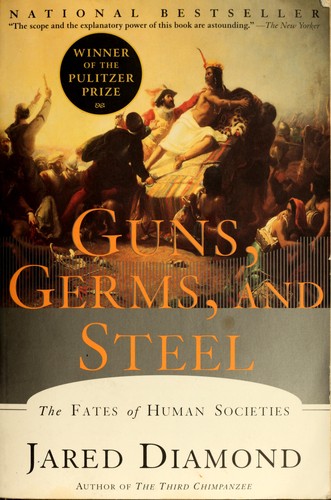 Guns, Germs, and Steel by Jared Diamond book cover