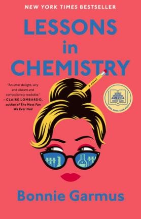 Lessons in Chemistry by Bonnie Garmus book cover