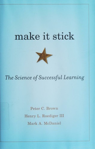 Make It Stick by Peter C. Brown book cover
