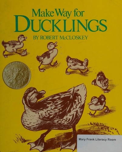 Make Way for Ducklings by Robert McCloskey book cover