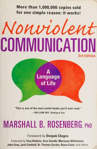 Nonviolent Communication by Marshall Rosenberg book cover