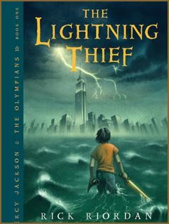 Percy Jackson and the Lightning Thief by Jesse Bernstein book cover