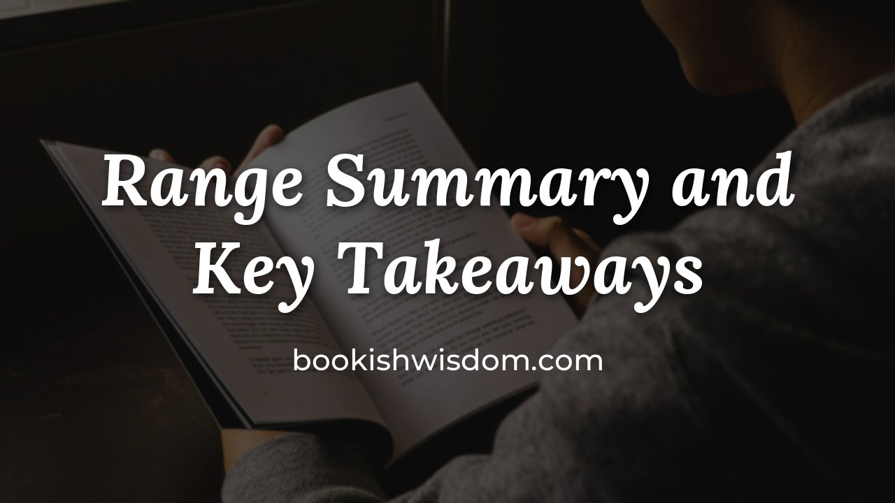 Range by David Epstein: Summary and Key Takeaways - bookishwisdom.com