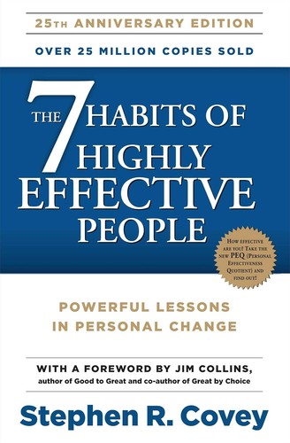 The 7 Habits of Highly Effective People by Stephen Covey book cover