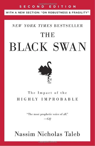 The Black Swan by Nassim Nicholas Taleb book cover