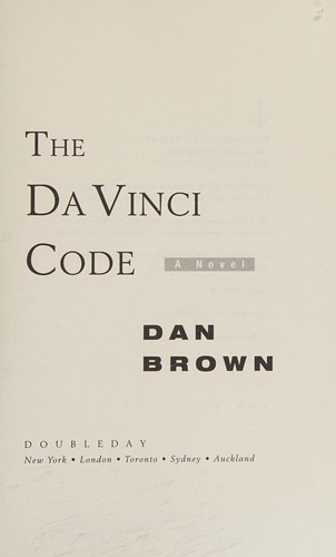 The Da Vinci Code by Dan Brown book cover