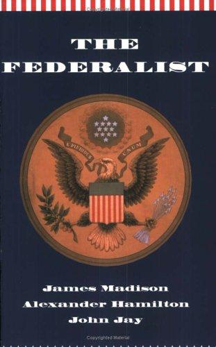 The Federalist Papers by Alexander Hamilton book cover