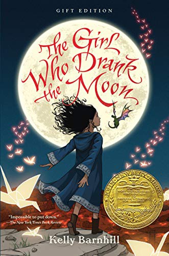 The Girl Who Drank the Moon by Kelly Barnhill book cover