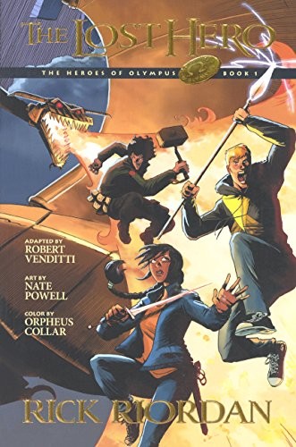 The Lightning Thief: The Graphic Novel by Rick Riordan book cover