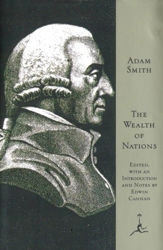 The Wealth of Nations by Adam Smith book cover