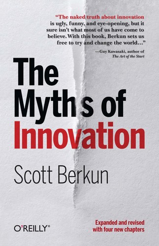 The myths of innovation by Scott Berkun book cover