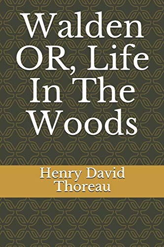 Walden by Henry David Thoreau book cover
